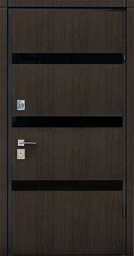 Двері вхідні Страж Proof ST Mottura Slim Dv Glas с кашированным наличником 0,97/0,87 х 2.05