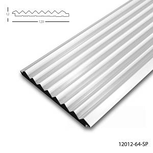 Панель стеновая полимерная Клевер  12012- 64-SP (120*12*2900мм) (20шт/уп)