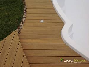 Терасна дошка Legro Natural (138х22х3000мм.) Maple (1шт/0,414м2)