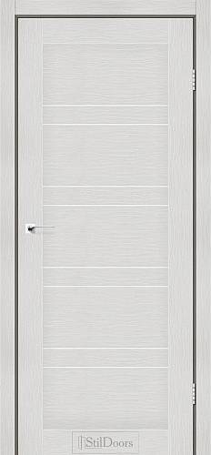 Дверне полотно ANTALYA 700 х 2000, Світле дерево, Сатин білий