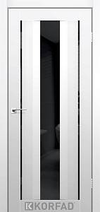 Двери Korfad Aliano AL-02 Super Pet аляска 800*2000  зеркало черное двухстороннее