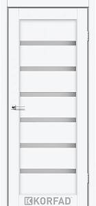 Двери Korfad Porto РR-01 белый перламутр 0,80х2 стекло сатин белый