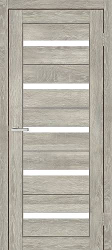 Дверь Doors Smart С026 дуб дымчатый (800*2000) экошпон, стекло сатин