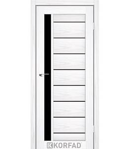 Двери Korfad Florence FL-01 РР белая мадрина 800*2000 черное