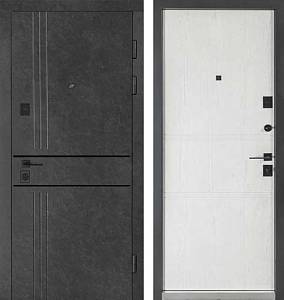 Двері Вхідні Булат Ультра(квадро)Securemme мод.539/237 Mamba morion/Рустик авиньон блан 850ліва СЧ