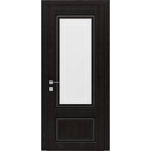 Дверь Rodos Atlantic 005 полустекло  800х2000 акация темная (ПВХ new)