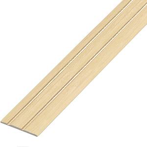 П-8-19 Порог Омис (50мм) стыковочный рифленый дуб беленый (1800мм)