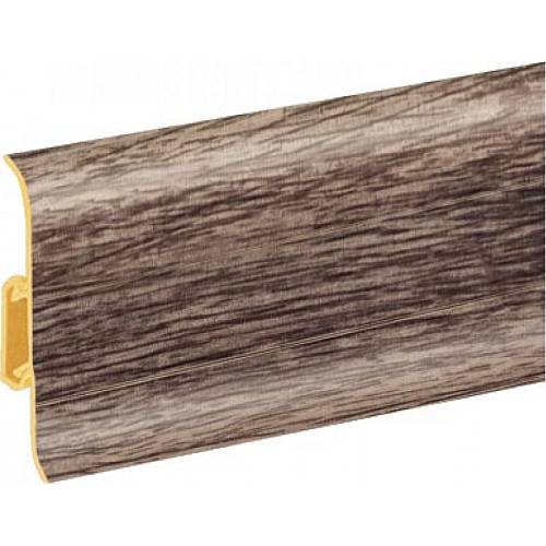 Плинтус Premium Cezar Матовый №212 Дуб Скалистый (59*22*2500)