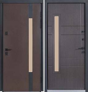 Двері Вхідні БулатТермо Хаус Мод705/428 Венге темний/вулична венге темний 950*2050ліва СЧ