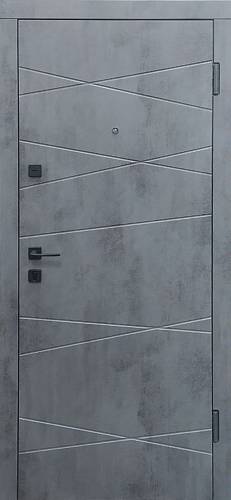 Двері вхідні Форт Нокс Сіті Оксид Темний DL-37 850 х 2030 квартира 950 права