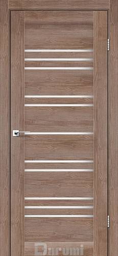 Дверь межкомнатная Darumi Versal Орех бургун (800*2000) стекло сатин белый(Ск_Д)