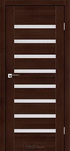 Дверное полотно Riko  Vena клен французкий 800*2000 екошпон 38 мм стекло сатин