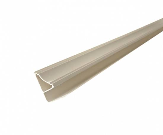 3 Карниз  Decomax снежный 112 P-1 (8мм.) (120м.п./уп) (6м.п./шт) ПВХ