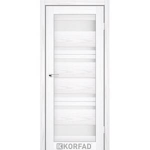 Двери Korfad Florence FL-04 РР белая мандрина 800*2000 сатин белый