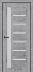 Дверне полотно KENNA City Line (600 х 2000, Бетон Сніжний, Сатин білий)