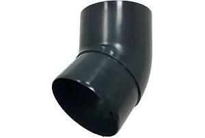 Водосточная система Альта Профиль колено трубы 45 графит ПВХ (125мм/д.95мм)(12шт/уп)