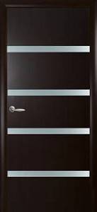 Дверне полотно Новий стиль Нота венге (700*2000) финиш бумага, зеркало