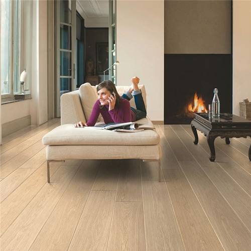 Ламінат Quick-Step Largo LPU1283 Дошка Бел. Дуба лаковані. (32/9,5) (0,42кв.м/шт) (6 шт/уп)