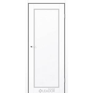 Двери межкомнатные Leador Atlantic-03 Белый мат (800*2000) ПП стекло сатин