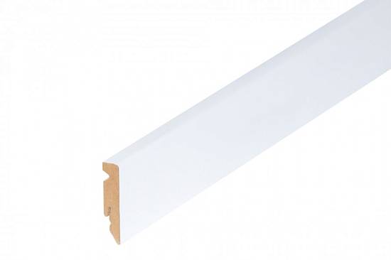 Плінтус Cezar MDF білий (60*11*2200)