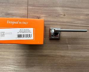 Дверные ручки Morelli Exclusive Dyi MH-21 SC/CP-S ЦАМ сатин/хром