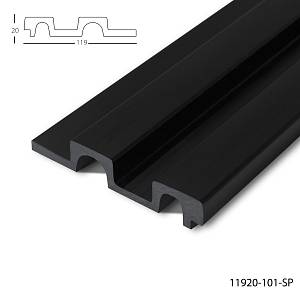 Панель стеновая полимерная Клевер  11920- 101-SP (119*21*2900мм) (12шт/уп)