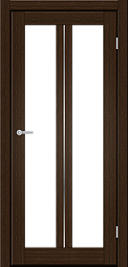 Дверь Art Door M 702 каштан (800х2000мм.) ПВХ пленка, стекло сатин