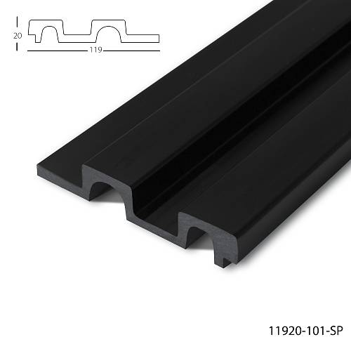 Панель стеновая полимерная Клевер  11920- 101-SP (119*21*2900мм) (12шт/уп)